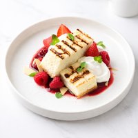 Grilled Angel Food Cake