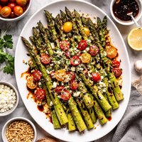 Grilled Asparagus W Balsamic Vinaigrette