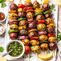 Grilled Baby Potato Kabobs