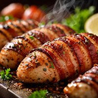 Grilled Bacon Wrapped Chicken