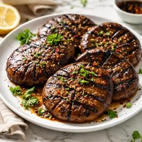 Grilled Balsamic Soy Portabella Mushrooms