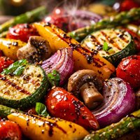 Grilled Balsamic Vegetables