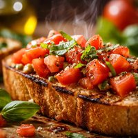 Grilled Bread with Tomato
