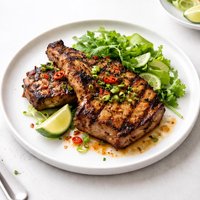 Grilled Cha Cha Pork Chops