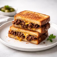 Grilled Cheese and Short Ribs Sandwich