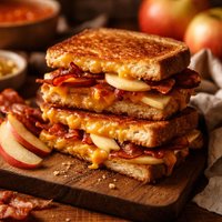 Grilled Cheese with Bacon and Apples