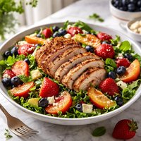 Grilled Chicken and Fruit Salad