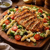 Grilled Chicken and Pasta Salad