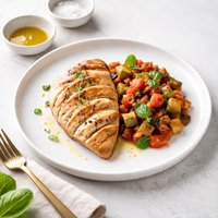 Grilled Chicken and Ratatouille
