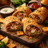 Grilled Chicken Cheez It Wraps