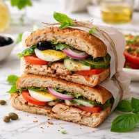 Grilled Chicken Pan Bagnat