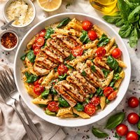 Grilled Chicken Penne Al Fresco