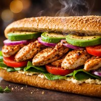 Grilled Chicken Sub Sandwich