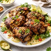 Grilled Chicken with Curried Yogurt