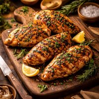 Grilled Chicken with Herbs