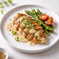 Grilled Chicken with Mustard Sauce
