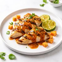 Grilled Chicken with Papaya Bbq Sauce