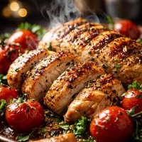 Grilled Chicken with Tomatoes