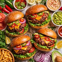 Grilled Chili Burgers