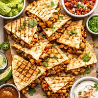 Grilled Chipotle Chicken Quesadillas