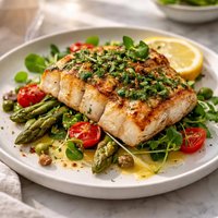 Grilled Copper River Cod