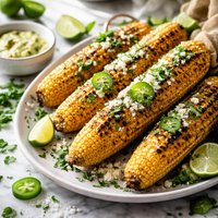 Grilled Corn on the Cob with Jalapeno Lime Butter