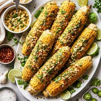 Grilled Corn on the Cob with Zesty Butter
