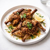 Grilled Game Hens with Moroccan Spices