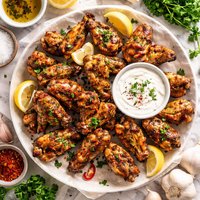 Grilled Garlic Chicken Wings