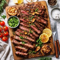 Grilled Garlic Steak