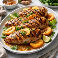 Grilled Ginger Apricot Chicken Breasts
