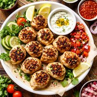 Grilled Ground Meat Puffs