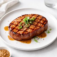 Grilled Ham with Glaze