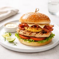 Grilled Hawaiian Chicken Sandwich