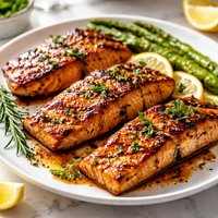Grilled Honey Balsamic Salmon