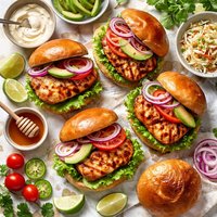 Grilled Honey Lime Chicken Sandwiches