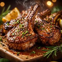 Grilled Honey Mustard Lamb Chops or Mutton Extra Yummy