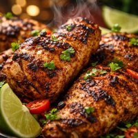 Grilled Indian Style Curry Yogurt Chicken