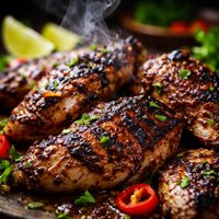 Grilled Jerk Chicken Ala Bobby Flay