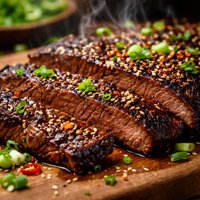 Grilled Korean Style Skirt Steak