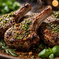 Grilled Lamb Chops with Herb Marinade
