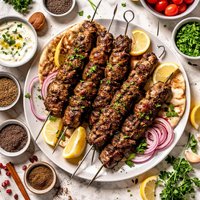 Grilled Lamb Kebabs with Cumin and Cinnamon