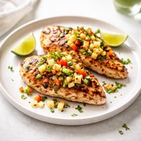 Grilled Lime Chicken with Pineapple Salsa
