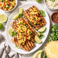 Grilled Mahi Mahi with Pineapple Salsa