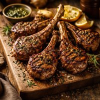 Grilled Marinated Lamb Chops