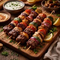 Grilled Mediterranean Meat Skewers