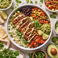 Grilled Mexican Chicken Over Rice