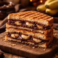Grilled Nutella and Banana Sandwich