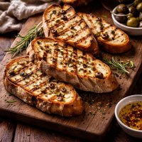 Grilled Olive Bread