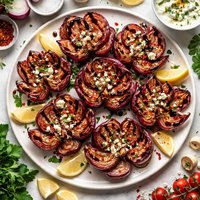 Grilled Onion Flowers